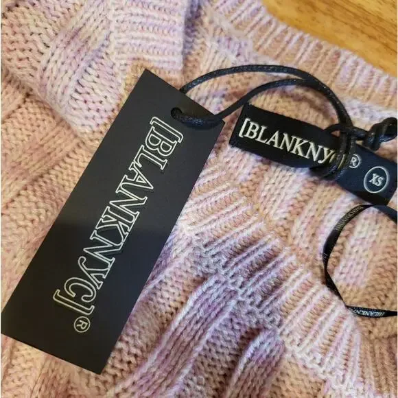 Blank NYC Heather Ribbed Crewneck Sweater XS - Picture 7 of 7